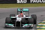 Foto zur News: Michael Schumacher (Mercedes) hatte im letzten Qualifying seiner Formel-1-Karriere kein Glück - nur Rang 14