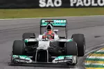 Foto zur News: Michael Schumacher (Mercedes) hatte im letzten Qualifying seiner Formel-1-Karriere kein Glück - nur Rang 14