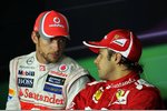 Gallerie: Jenson Button (McLaren) und Felipe Massa (Ferrari)