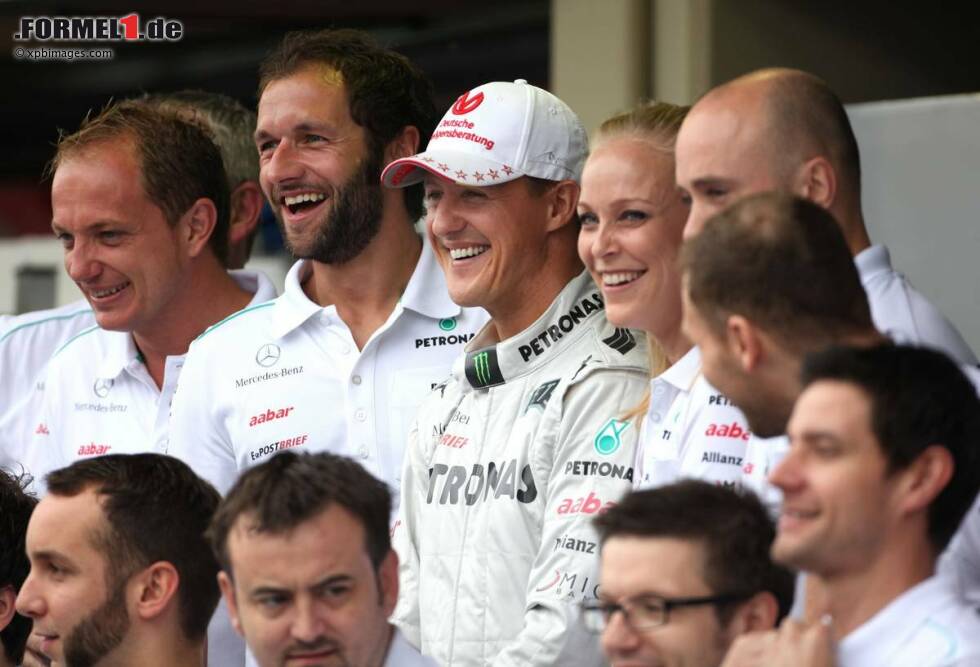 Foto zur News: Verabschiedung von Michael Schumacher (Mercedes)