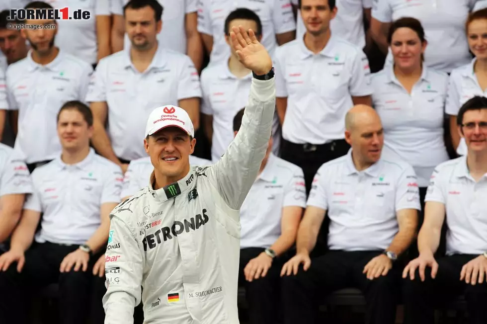 Foto zur News: Abschied von Michael Schumacher (Mercedes)