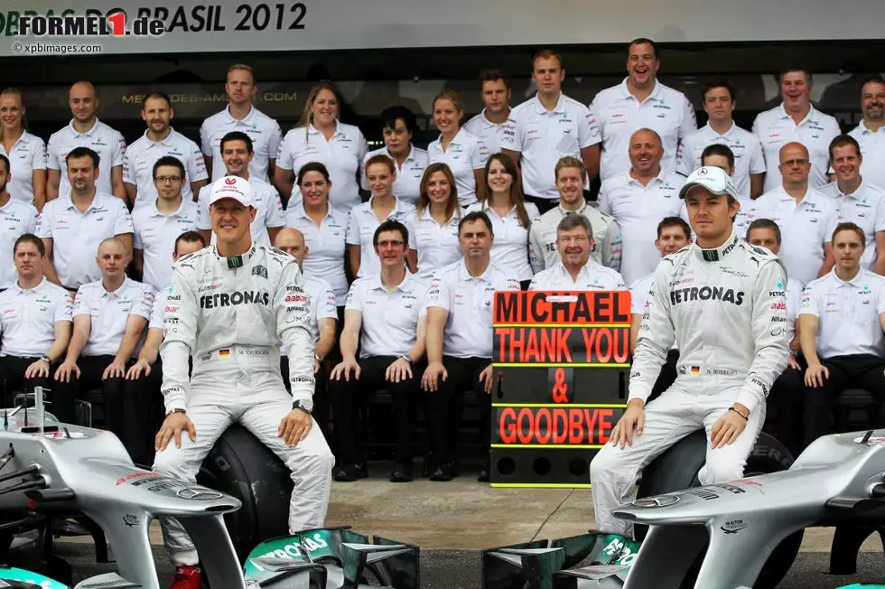 Foto zur News: Abschied von Michael Schumacher (Mercedes)