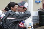 Foto zur News: Kamui Kobayashi und Monisha Kaltenborn (Sauber-Teamchefin)
