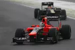 Gallerie: Timo Glock (Marussia) vor Heikki Kovalainen (Caterham)