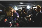 Foto zur News: Die Presse scharrt sich um Sebastian Vettel