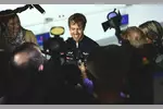 Foto zur News: Sebastian Vettel stellt sich den Fragen der Medienvertreter