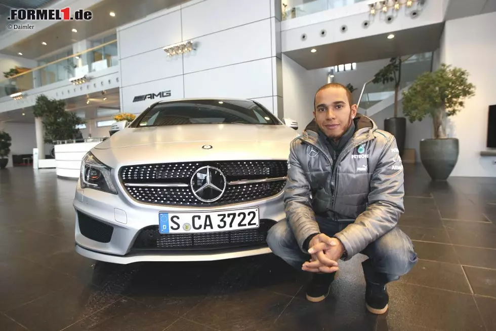 Foto zur News: Ob es sich hierbei um den neuen Privatwagen von Lewis Hamilton handelt, ist nicht überliefert