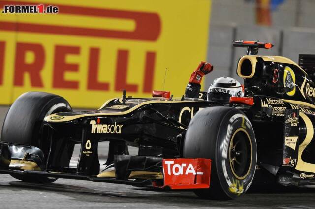 Foto zur News: "Just leave me alone, I know what I am doing!" Kimis Funkspruch auf dem Weg zum Sieg in Abu Dhabi 2012 ist heute Formel-1-Kult.