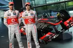 Foto zur News: Jenson Button (McLaren) und Sergio Perez (McLaren)