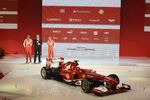 Foto zur News: Fernando Alonso, Stefano Domenicali und Felipe Massa (Ferrari)