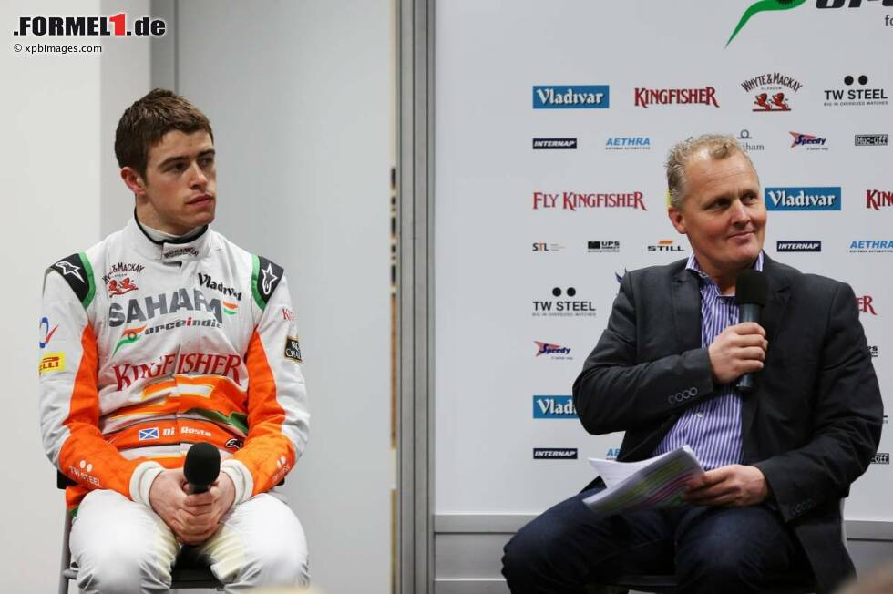 Foto zur News: Paul di Resta (Force India) und Johnny Herbert