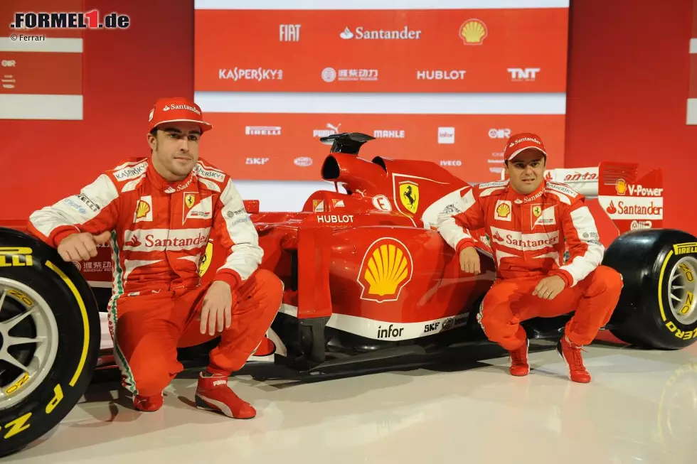 Foto zur News: Fernando Alonso und Felipe Massa (Ferrari)