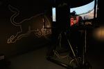 Foto zur News: Red-Bull-Fabrik in Milton Keynes: Der Simulator steht auf einem beweglichen Aufbau, durch dessen Bewegungen manche Fahrer seekrank werden (zum Beispiel Michael Schumacher)