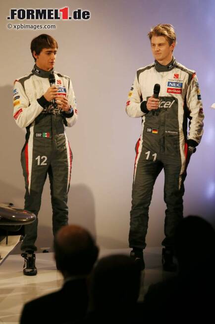 Foto zur News: Esteban Gutierrez (Sauber) und Nico Hülkenberg (Sauber)