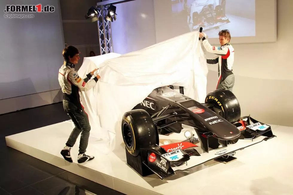 Foto zur News: Esteban Gutierrez (Sauber) und Nico Hülkenberg (Sauber)