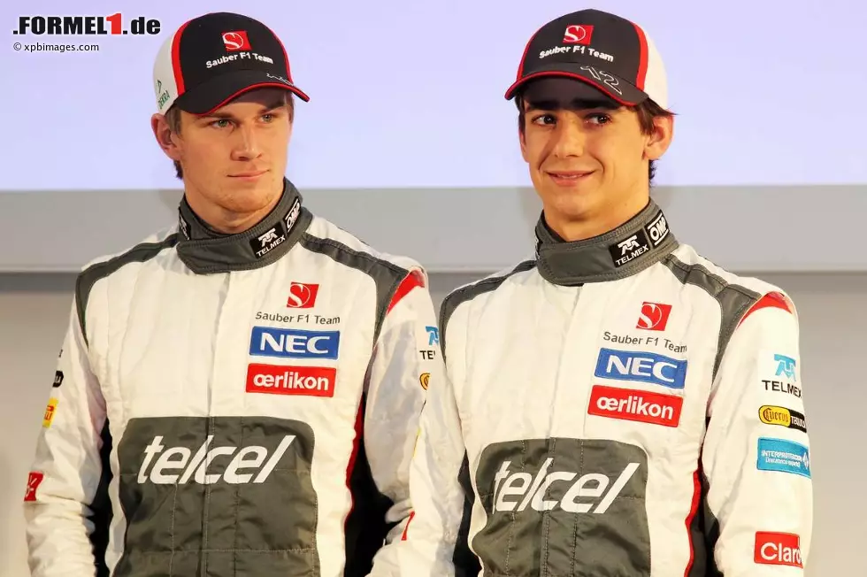 Foto zur News: Nico Hülkenberg (Sauber) und Esteban Gutierrez (Sauber)