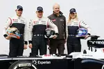 Foto zur News: Pastor Maldonado (Williams), Valtteri Bottas (Williams) und Susie Wolff (Williams)