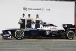 Foto zur News: Pastor Maldonado, Valtteri Bottas und Susie Wolff (Williams)