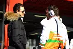 Foto zur News: Adrian Sutil stattet seiner Ex-Mannschaft Force India einen Besuch ab. Am Donnerstag wird der Deutsche für die Inder testen.