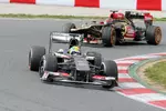 Gallerie: Esteban Gutierrez (Sauber) vor Romain Grosjean (Lotus)