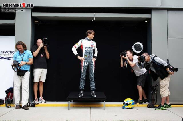 Foto zur News: Nachdem er 2012 Dritter in der GP2 wurde, folgte endlich der langersehnte Schritt auf die große Formel-1-Bühne.