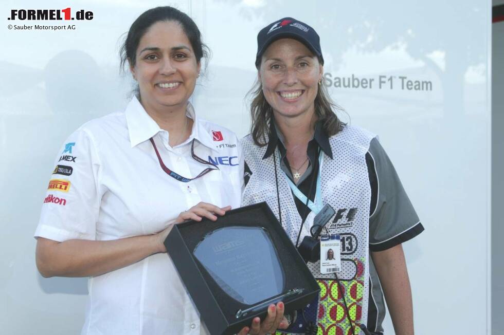 Foto zur News: Sauber-Teamchefin Monisha Kaltenborn wurde als &quot;Frau des australischen Motorsports&quot; mit dem WMSA-Awarad ausgezeichnet