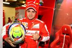 Gallerie: Felipe Massa (Ferrari) mit Helm in Gedenken an Wilson Fittipaldi