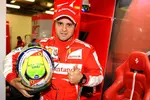 Gallerie: Felipe Massa (Ferrari) mit Helm in Gedenken an Wilson Fittipaldi