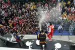 Gallerie: Kimi Räikkönen (Lotus), Fernando Alonso (Ferrari) und Sebastian Vettel (Red Bull)