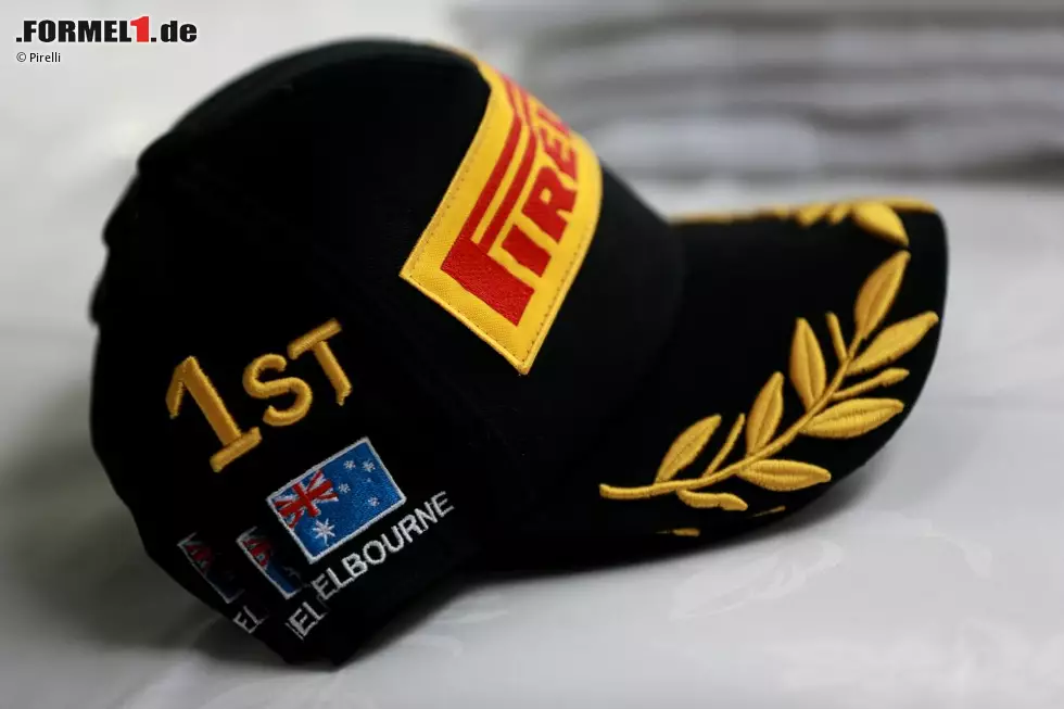 Foto zur News: Pirelli-Siegerkappe
