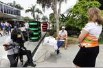 Foto zur News: Adrian Sutil (Force India) gibt ein Interview für NBC