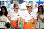 Foto zur News: Paul di Resta (Force India) und Adrian Sutil (Force India)