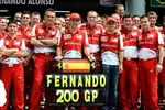 Gallerie: 200. Grand Prix von Fernando Alonso (Ferrari)