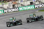 Gallerie: Nico Rosberg und Lewis Hamilton (Mercedes)