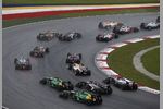 Charles Pic, Giedo van der Garde (Caterham) und Esteban Gutierrez (Sauber) 