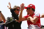 Foto zur News: Romain Grosjean (Lotus) und Fernando Alonso (Ferrari)