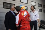Foto zur News: Piero Ferrari, Stefano Domenicali und Fernando Alonso (Ferrari)
