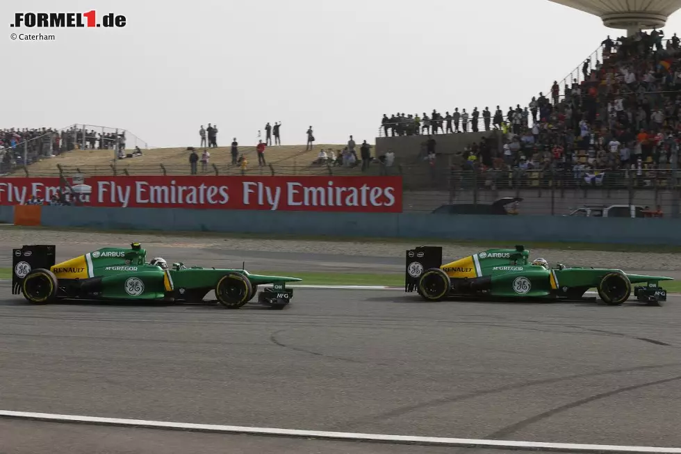 Foto zur News: Charles Pic vor Giedo van der Garde (Caterham)