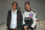 Foto zur News: Monisha Kaltenborn und Nico Hülkenberg (Sauber)