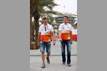 Foto zur News: Adrian Sutil (Force India) und Paul di Resta (Force India)