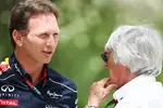 Foto zur News: Christian Horner und Bernie Ecclestone