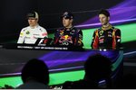 Gallerie: Sebastian Vettel (Red Bull), Romain Grosjean (Lotus) und Kimi Räikkönen (Lotus)