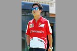 Foto zur News: Kamui Kobayashi im Ferrari-Outfit, weil er für AF Corse in der WEC fährt