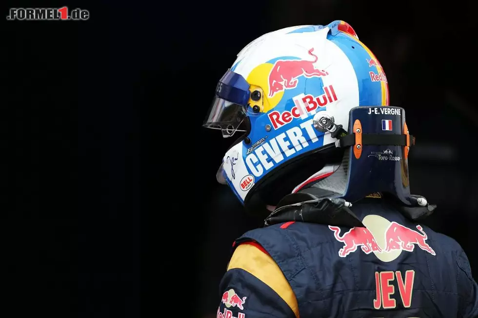 Foto zur News: Jean-Eric Vergne und seine Liebeserklärung an den verstorbenen Landsmann Francois Cevert.