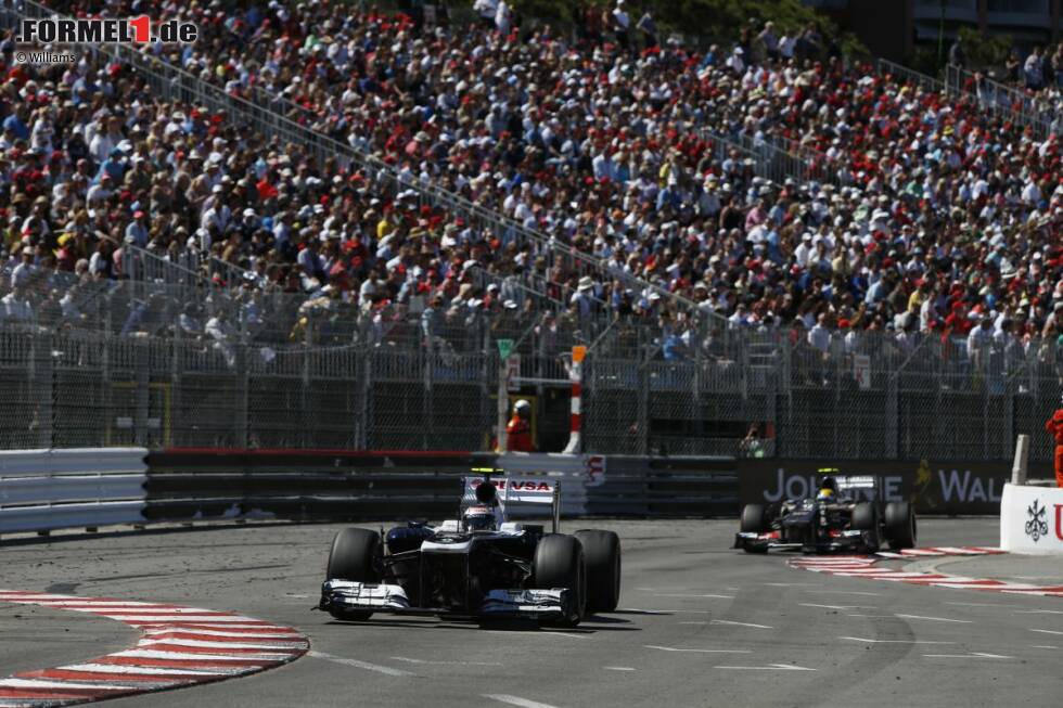 Foto zur News: Valtteri Bottas (Williams) und Esteban Gutierrez (Sauber)