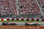 Gallerie: Adrian Sutil (Force India) und Jenson Button (McLaren)