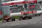 Gallerie: Felipe Massa (Ferrari) und Kimi Räikkönen (Lotus)