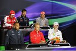 Gallerie: Fernando Alonso (Ferrari), Mark Webber (Red Bull), Jenson Button (McLaren), Lewis Hamilton (Mercedes), Max Chilton (Marussia) und Paul di Resta (Force India)