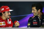 Gallerie: Fernando Alonso (Ferrari) und Mark Webber (Red Bull)