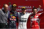 Gallerie: Nico Rosberg (Mercedes) gewinnt in Silveronst vor Mark Webber (Red Bull) und Fernando Alonso (Ferrari)
